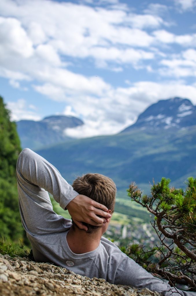 Man enjoying life following the healing seminar